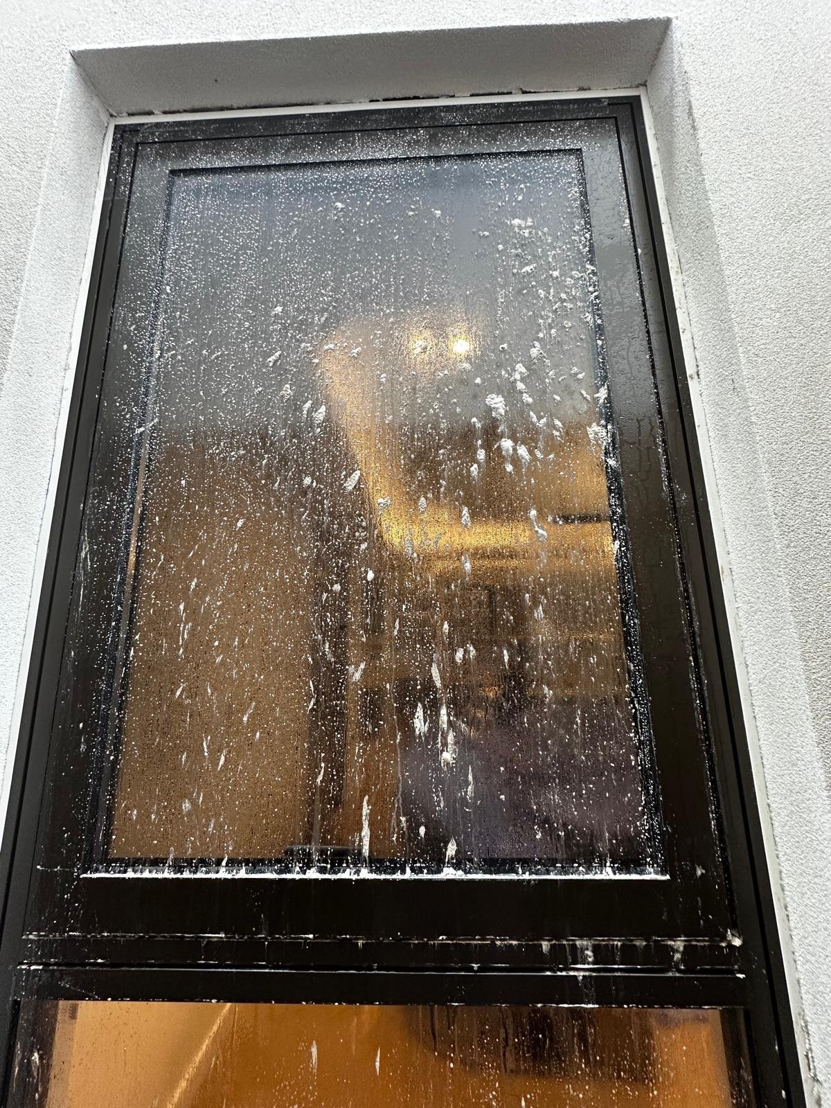 Window before cleaning